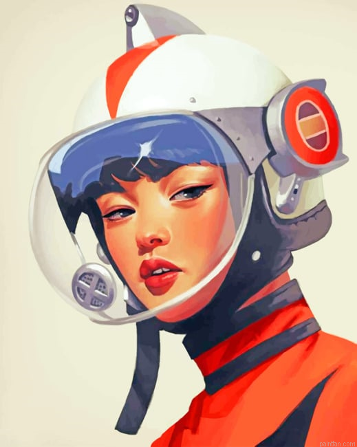 Korean Astronaut Girl New Paint By Numbers.png