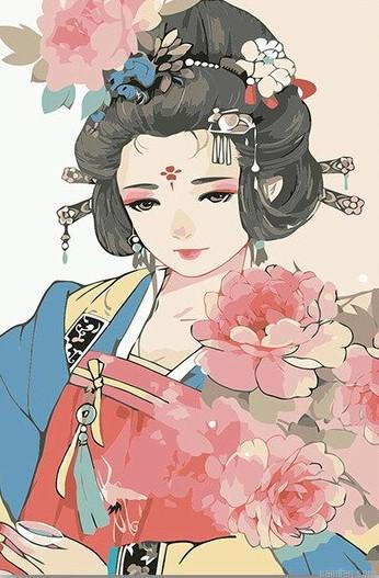 Korean Princess Paint By Numbers.png