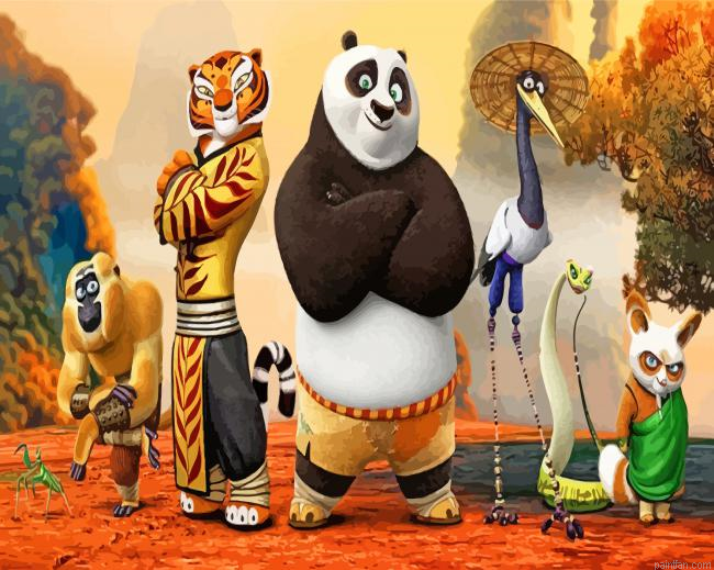 Kung Fu Panda Animation Paint By Number.png