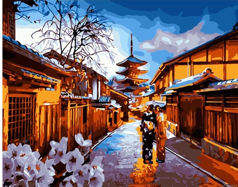 Kyoto Night Paint By Numbers.png