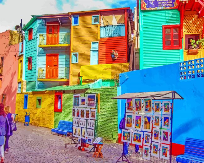La Boca Argentina Paint By Number.png