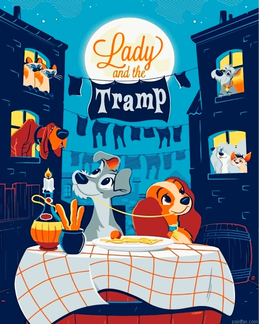 Lady And The Tramp Paint By Number.png