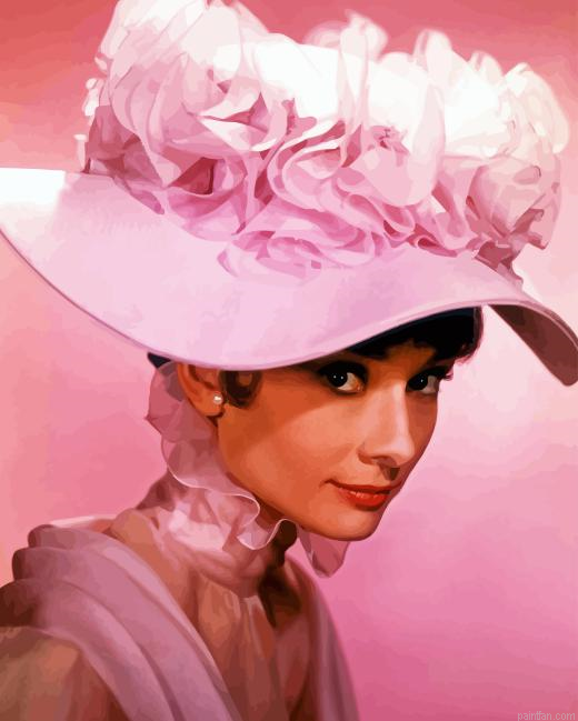 Lady In A Pink Hat Paint By Numbers.png