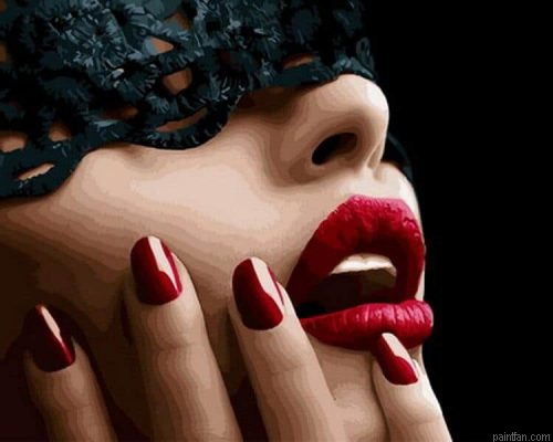 Lady Lips Paint By Numbers.png