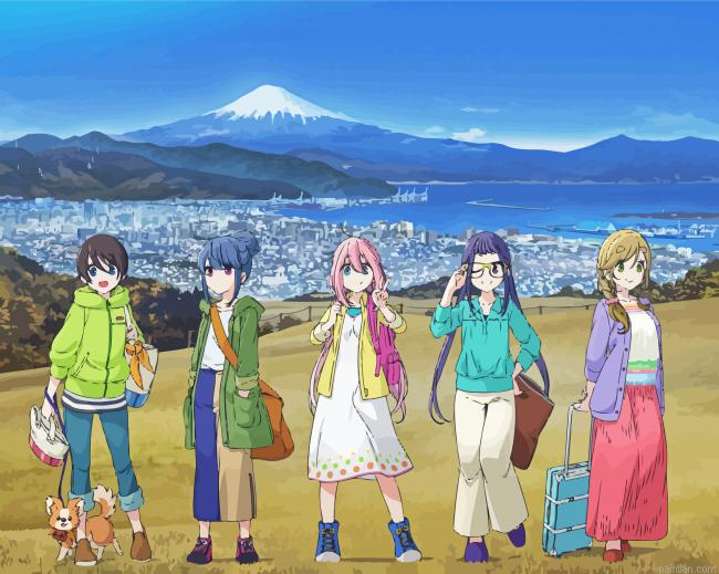 Laid Back Camp Anime Paint By Numbers.png
