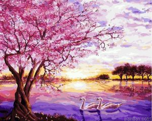 Lake Landscape Paint By Numbers.png