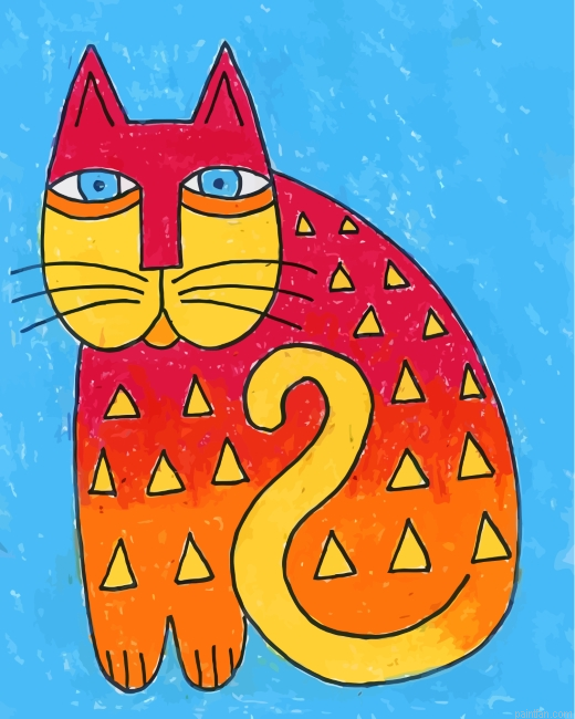 Laurel Burch Cat Art Paint By Number.png