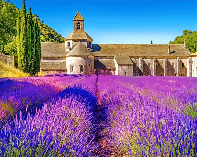 Lavender Field Provence Paint By Numbers.png