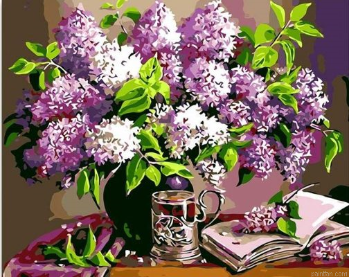 Lavender Flowers Paint By Numbers.png