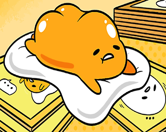 Lazy Egg Gudetama Paint By Number.png