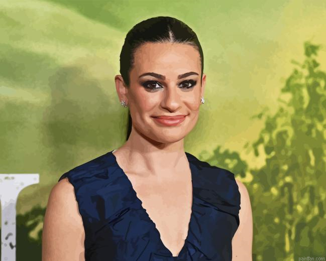 Lea Michele Actress Paint By Numbers.png