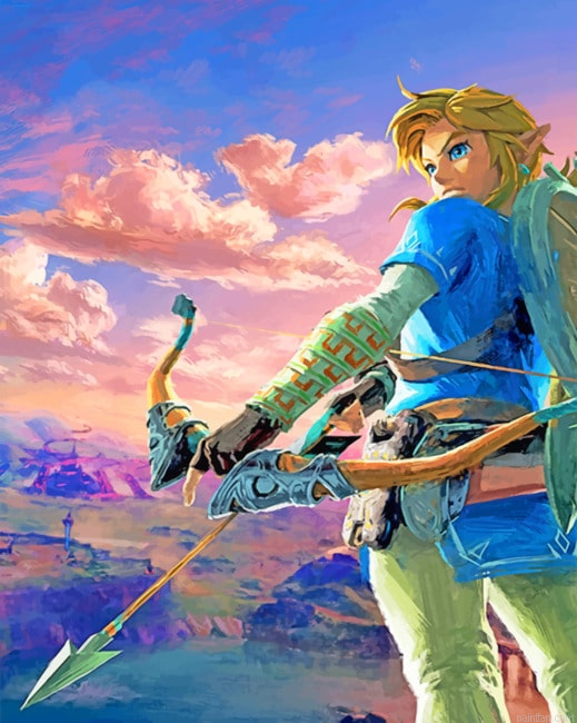 Legend Of Zelda Breath Of The Wild Console Games Paint By Numbers.png