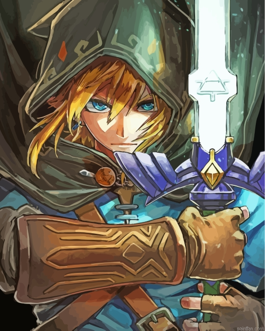 Legend Of Zelda Link Paint By Number.png