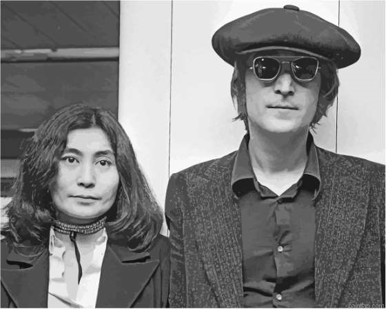 Lennon And Yoko Ono Paint By Numbers.png