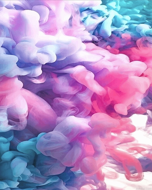 Light Colorful Smoke New Paint By Number.png