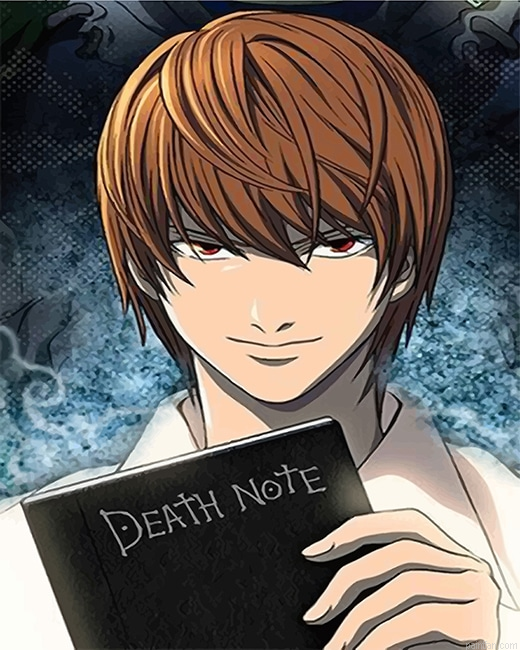 Light Yagami Death Note New Paint By Numbers.png