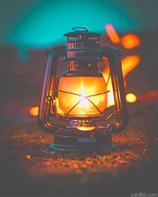 Lighted Old Lantern Paint By Number.png