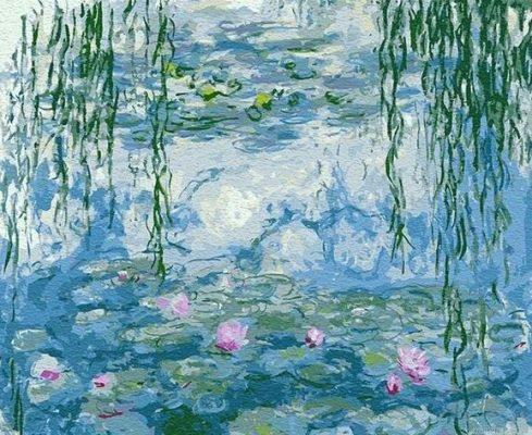 Lilies Nympheas Monet Paint By Numbers.png