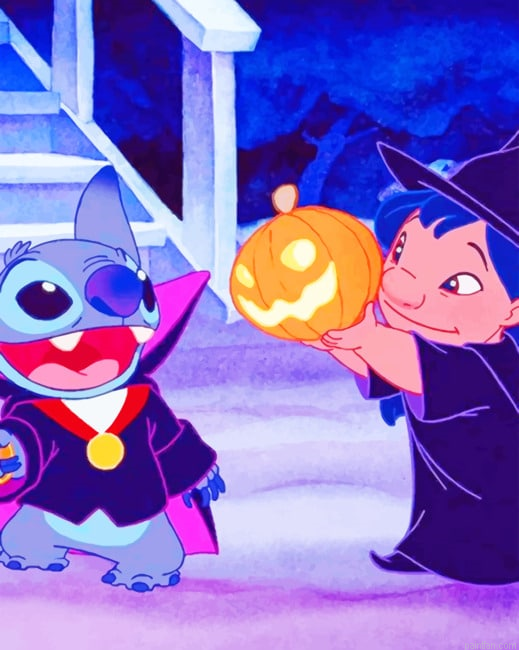 Lilo And Stitch Halloween New Paint By Numbers.png