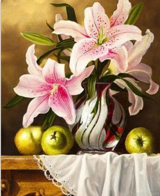 Lily Flower Paint By Numbers.png