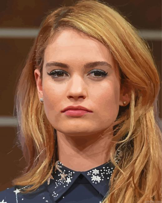 Lily James Paint By Numbers.png
