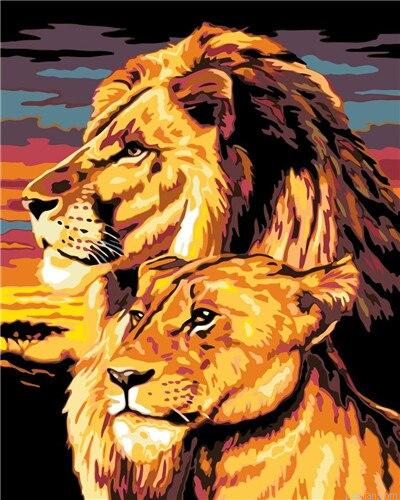 Lion And Son Paint By Numbers.png