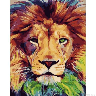 Lion Portrait Paint By Numbers.png
