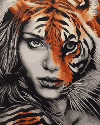 Lion Woman Paint By Numbers.png