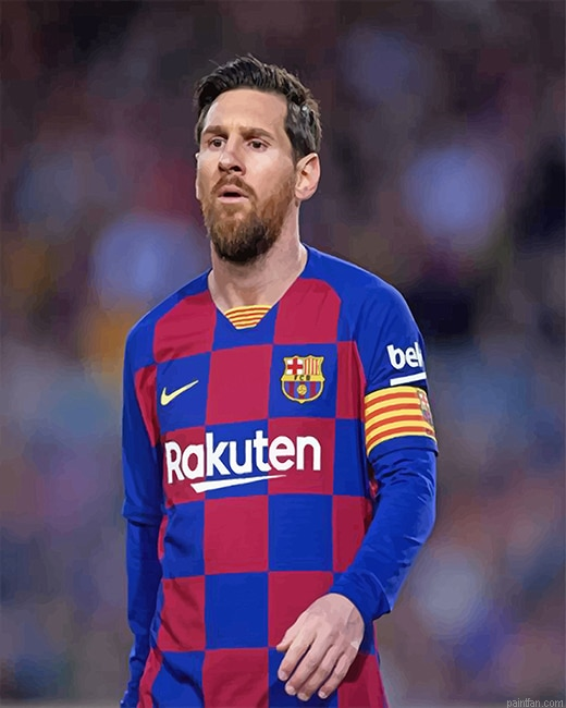 Lionel Messi Barcelona Paint By Numbers.png