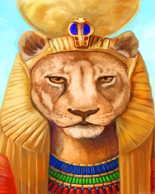 Lioness Queen Paint By Number.png