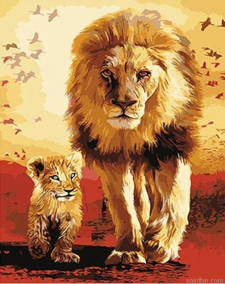 Lions Family Paint By Numbers.png
