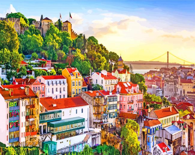 Lisbon Azores Paint By Number.png