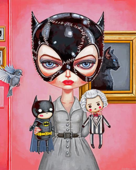 Little Catwoman Paint By Number.png