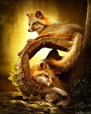 Little Fox Paint By Numbers.png