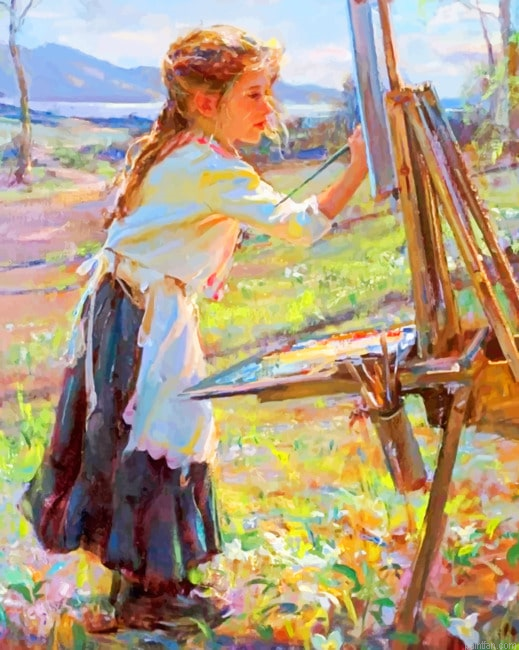 Little Girl Painting New Paint By Numbers.png
