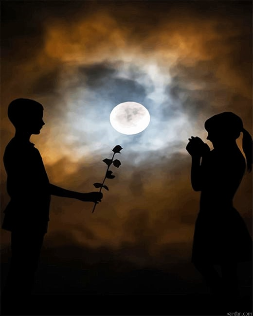 Little Lovers Silhouette New Paint By Numbers.png