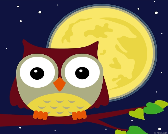 Little Owl Paint By Number.png