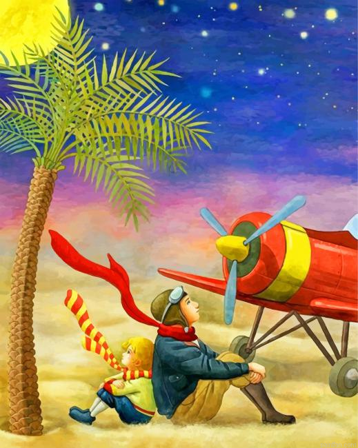 Little Prince Illustration Paint By Number.png