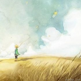 Little Prince In Field Paint By Numbers.png