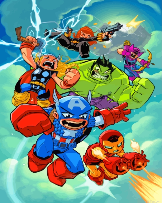 Little Superheroes Paint By Number.png