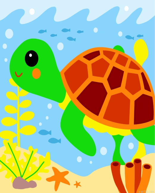 Little Turtle Paint By Number.png