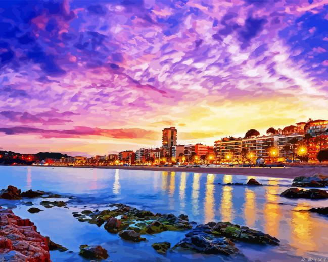 Lloret De Mar Spain Paint By Numbers.png