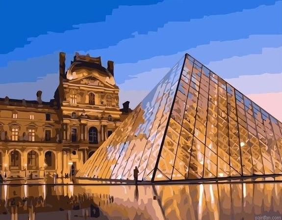 Louvre Pyramid Paint By Numbers.png