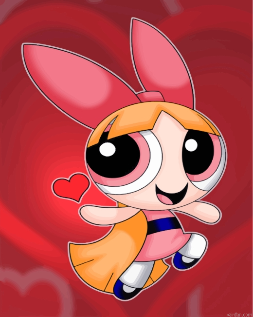 Love Blossom Powerpuff Girls Paint By Number.png