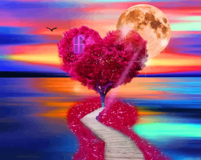Love Tree Heart Paint By Number.png