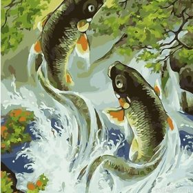 Lovely Koi Fish Paint By Numbers.png