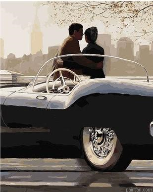 Lovers In Car Paint By Numbers.png