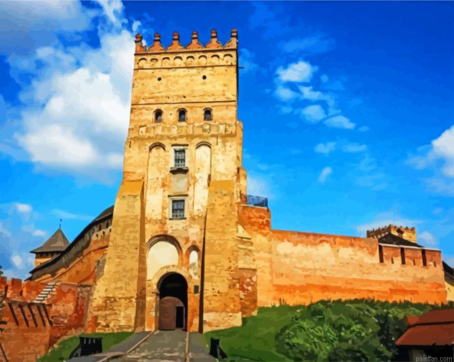 Lubarts Castle Ukraine Paint By Number.png