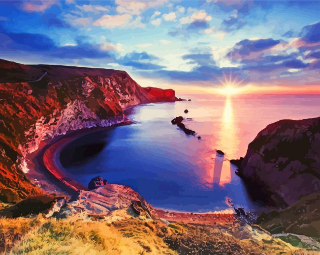 Lulworth Cove Paint By Numbers.png