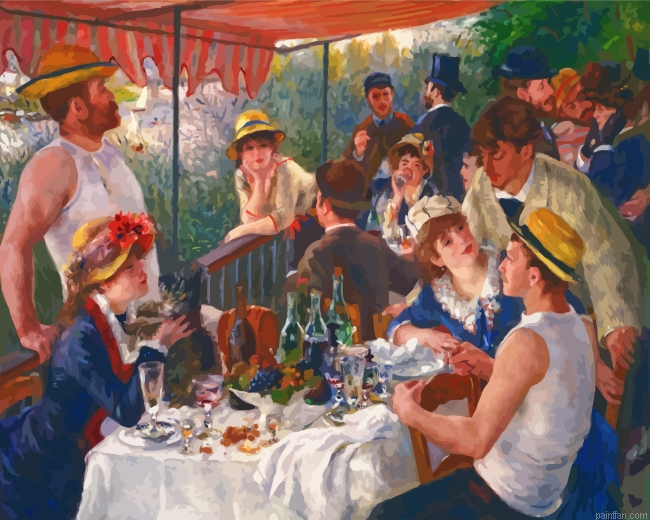 Luncheon Of The Boating Party Paint By Numbers.png